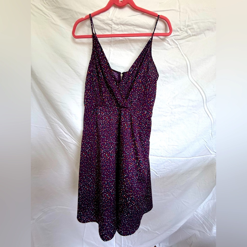 GAP polka dot purple sundress